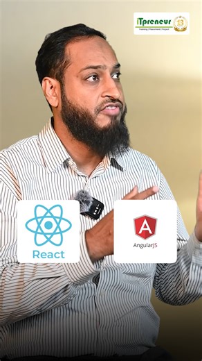 iTpreneur on Instagram: "🔧 Java Full-Stack Development: Back-End & Front-End Essentials 💻 Our expert explains the importance of Back-End (using Spring Boot, Hibernate) and Front-End (using HTML, CSS, JavaScript, React) in Java development. At iTpreneur, our 6-month Java Full-Stack course prepares you for both with 100% job guarantee and hands-on training. Ready to start your career as a Full-Stack Developer? Enroll today! #JavaDevelopment #FullStack #JobGuarantee #TechCareers #iTpreneur"