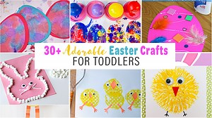 65  Cute Easter Crafts for Toddlers & Preschoolers - Happy Toddler Playtime