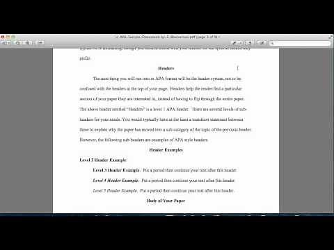 APA Style: Introduction & Headings