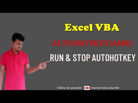 AUTOHOTKEY : Run and Stop AUTOHOTKEY