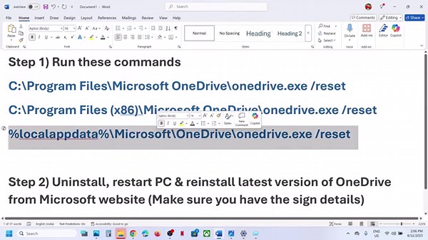 Fix OneDrive Error 0x8007016A The Cloud File Provider Is Not Running On PC