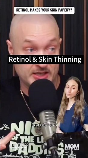 Retinol Does Not Thin The Skin #dermatologist