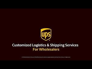 Wholesale Logistics and Fulfillment Services from UPS