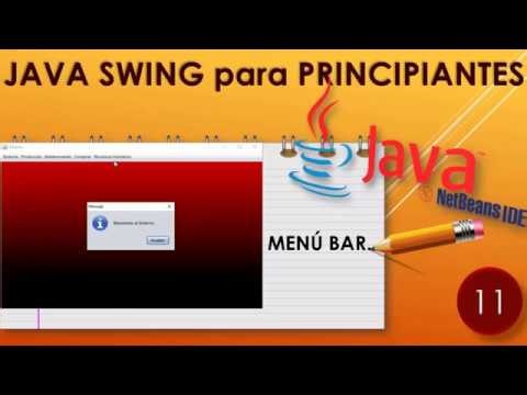 11.- Java Swing : MenuBar