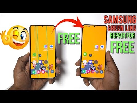 Samsung Galaxy S23 Green line repair for free | Change Samsung s23 screen for free