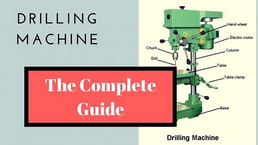 Drilling Machine [Parts, Types, Tools, Operations] with PDF