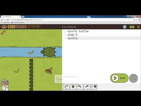 play code monkey 16 challenge level