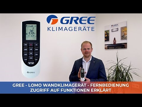 GREE KLIMAGERÄTE - Fernbedienung YAN1F6 für GREE LOMO WANDKLIMAANLAGE erklärt