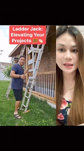 6.4K views · 72 reactions | Ladder jacks are a must-have for jobs at height. Check out this DIY version!  #LadderHack #ladderjack #constructiontips #diyprojects #usefultools | Michelle Reyes | Facebook