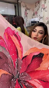 121K views · 1.9K reactions | Designer Floral Crepe Silk Saree 勺 | Mimosa Boutique | Facebook