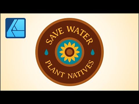 Create a Logo with Text on a Path | Affinity Designer Tutorial