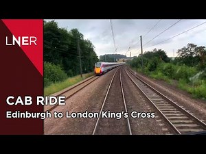 CAB RIDE | Edinburgh to London King's Cross timelapse