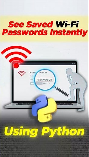 Find Your Saved Wi Fi Passwords with This Easy Python Script