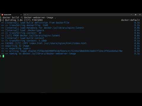 Docker-Based Web Server: Build, Run, and Deploy