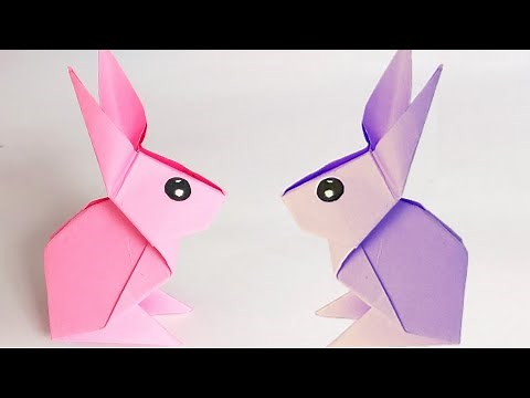 Origami Paper Rabbit | How to Make Paper Rabbit | Origami Crafts | Origami Animals |Easy Paper Craft