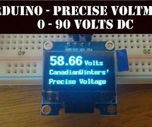 Arduino Precise & Accurate Volt Meter (0-90V DC)