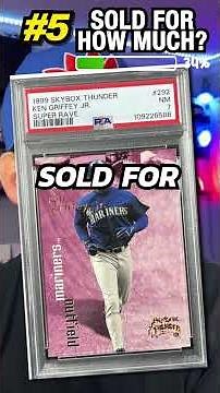 Ken Griffey Jr. Baseball Cards from the 90s' Soaring in Value!