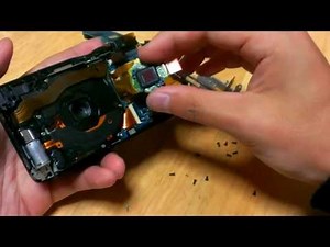 デジカメ SONY DSC-HX30V 分解掃除