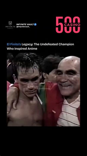Infynite Vault on Instagram: "Legendary Mexican boxer Ricardo “El Finito” López not only left a perfect mark in the ring with 51-0-1, but also inspired the world of anime. The creator of Hajime no Ippo, Jōji Morikawa, modeled the character Ricardo Martínez after López’s undefeated career, disciplined style, and technical mastery. López’s precision, dominance, and quiet determination transcended sports, becoming a symbol of excellence and inspiring a generation of storytellers in Japan. His influ