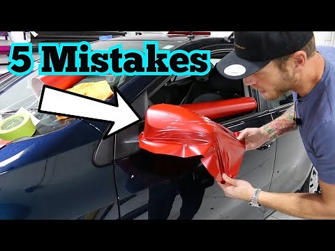 5 Most Common Vinyl Wrap Mistakes