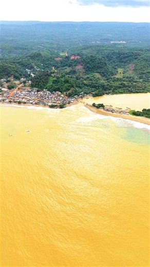 After the Rain: When Blue Village Sea Turns Brown