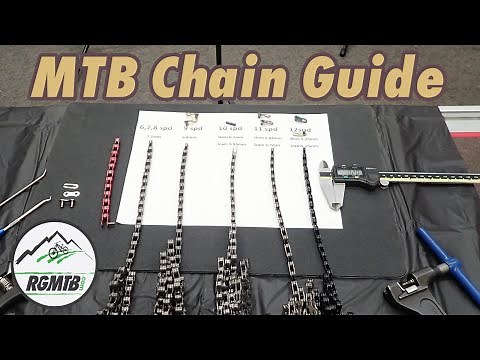 Mountain Bike Chains Explained | Learn all about mtb bike chains | SRAM and Shimano chain link