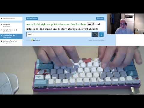 5 Minute typing test 10FastFingers | How am I doing now? July 2021