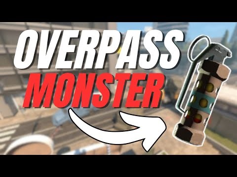 Monster Check Flash on Overpass | CS2 Lineup Guide