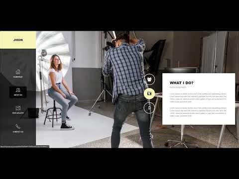 Responsive Photography Portfolio Website using HTML, CSS & JAVASCRIPT || The Terminal Boy