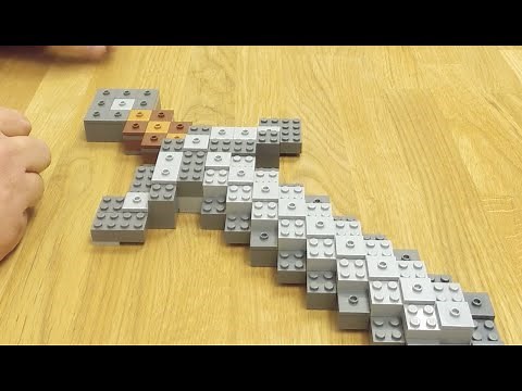 How to Build a Sword - LEGO Minecraft