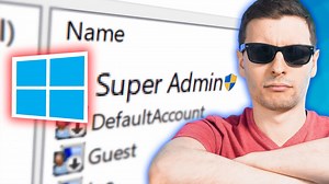 How to unlock the hidden super admin account in Windows