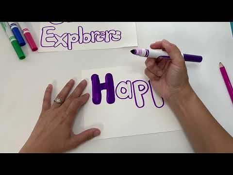 Bubble Letter Tutorial