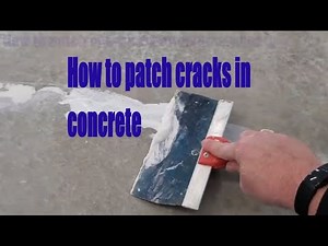 How to patch concrete cracks in 3 minutes | Concrete repair before epoxy