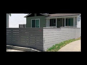How to Build a Fence: DIY Horizontal Privacy Fence 😎🔨👍‪@co-know-proconstructiontips‬