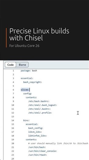 Ubuntu Core 26 - Precise Linux builds with Chisel