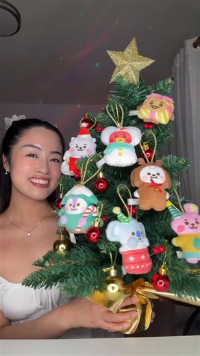 Natasha Angel Nieva 🌸 on Instagram: "Pulled out my BT21 Baby Japan official ornaments for the Holidays 💕🎄✨ • • • #bt21 #bt21merch #btsarmy #kpopmerch #kpopreels"