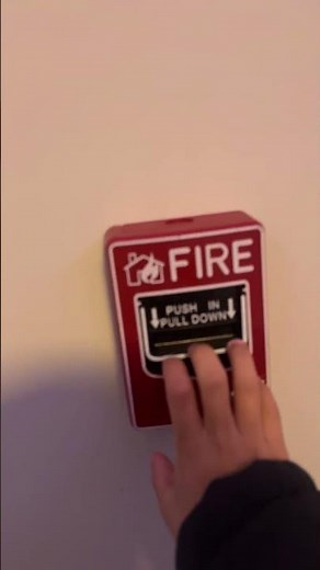 Kid pulls fire alarm