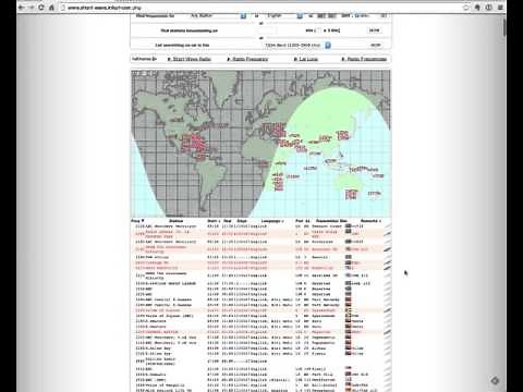 How to use short-wave.info to find shortwave stations currently on the air