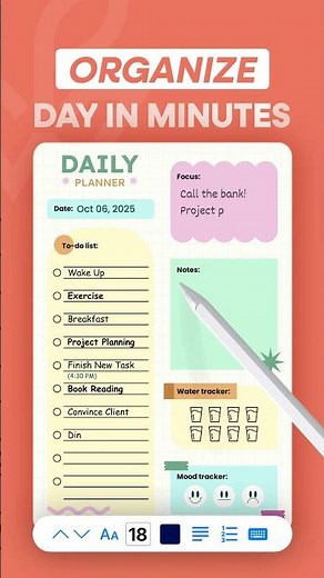 Organize Your Day in Minutes with a Daily Planner | Planwiz