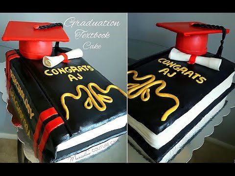 Graduation Book Cake | Marisha's Couture Cakes