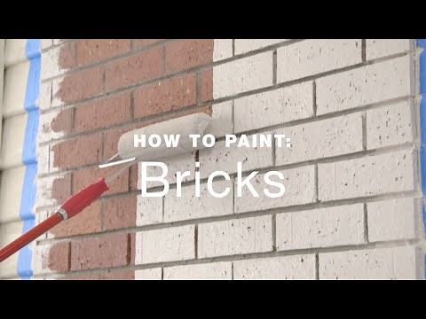 How to paint exterior brick walls?