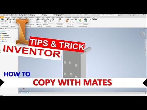 Inventor How To Copy With Mates