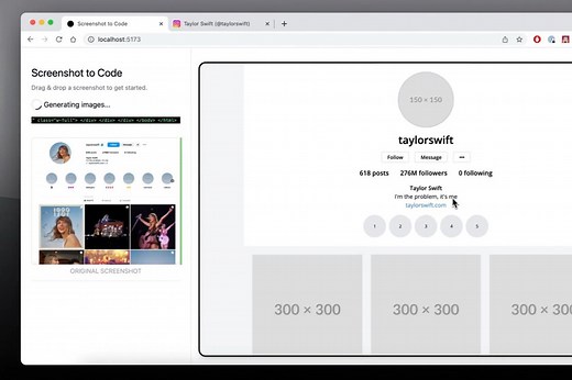 Esta web te permite clonar cualquier página web con tan solo una captura de pantalla: así funciona Screenshot to Code