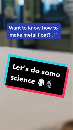 Metal? Floating? Easy work 👀 #NewcastleUniversity #NewcastleUni #ScienceTok #LearnonTiktok #fyp