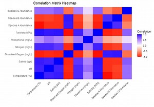 Correlation Matrix Heatmap with Significance in R