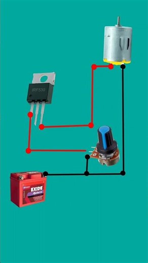 how to use potentiometer in dc motor // #shortvideo