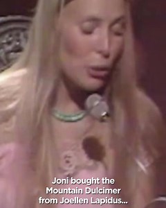 “The instrument is the Dulcimer. And the voice is Miss Joni Mitchell.” | Joni Mitchell