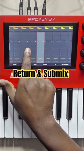 What do the MPC return is used for. #mpckey37 #musicproducer #beatmaker #music #mpcreators #return