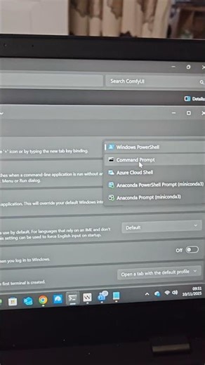 How to launch command prompt instead of powershell when right clicking for terminal windows 11