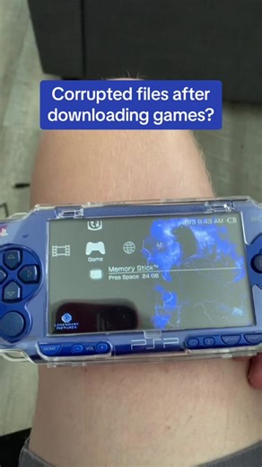Do you get corrupted data when downloading psp iso files? No problem! Most likely you have downloaded them correctly just scrool past the corrupt data and you will find your games. Delete the corrupt files! #sonypsp #psp #hackedpsp #portableplaystation #playstationportable #newpsp #pspgame #pspgames #fyp #psp2000 #pspstreet #psp1000